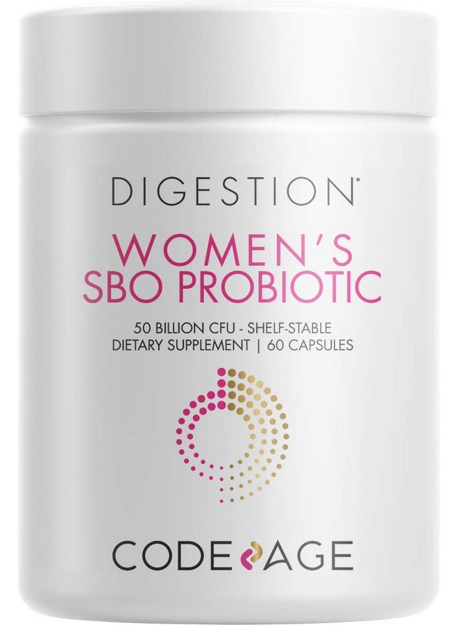 Codeage Women’S Probiotics Supplement 50 Billion Cfus Sbo Probiotics & Prebiotics Cranberries Feminine Health Fermented Botanical Blend Whole Food Supplement Vegan Nongmo 60 Capsules - Image 2