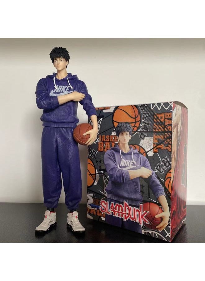 Slam Dunk Master Hand-held Super-large Set Of Sakuragi Huadao Rukawa Maple Akagi Qingzi Xiangbei Basketball Color Boxed Model-Color:Coke Sakuragi 29cm Color Box  - Image 5
