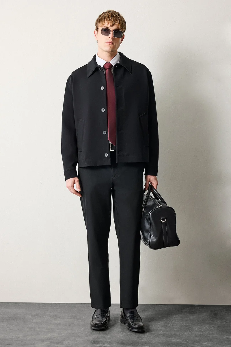 Tailored Fit Classic Fabric Trousers