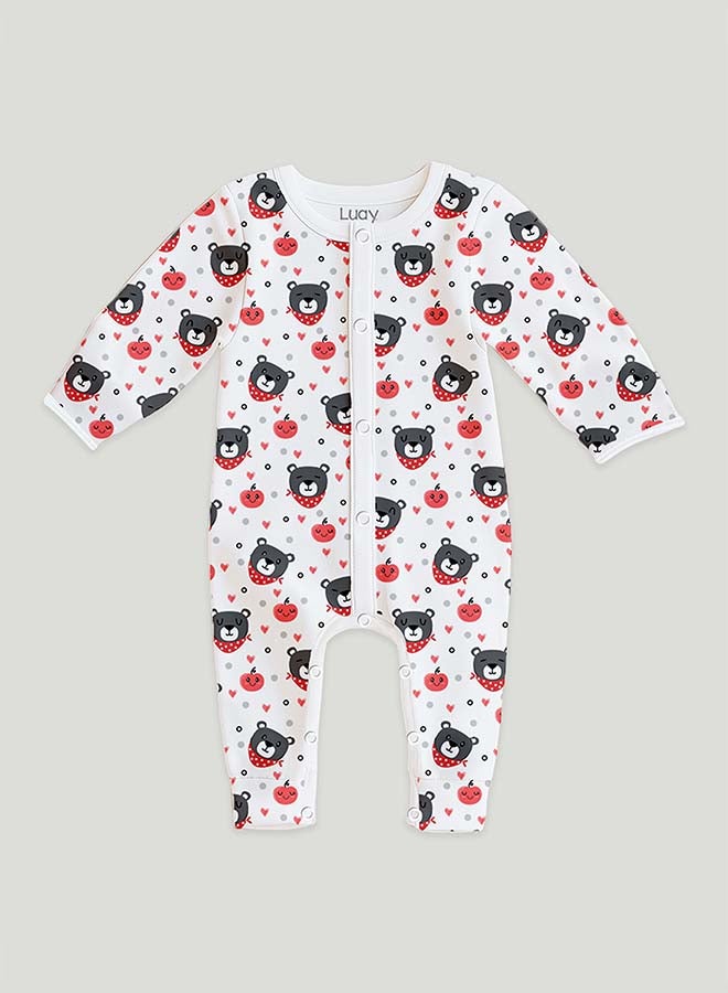 LUAY 100% Cotton Full Sleeves Baby Romper,Sleepsuit for Baby Girls & Boys(Pack of 2). - Image 3