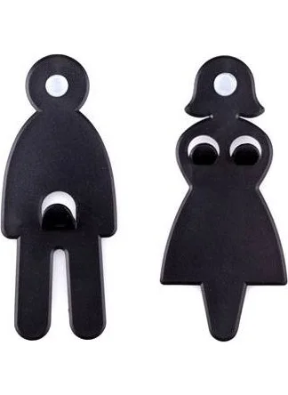 ANKA Cute Girl and Boy Hanger Set (2 Pieces)