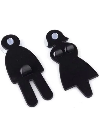 ANKA Cute Girl and Boy Hanger Set (2 Pieces)