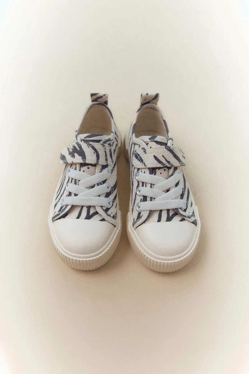 H&M Cotton canvas trainers