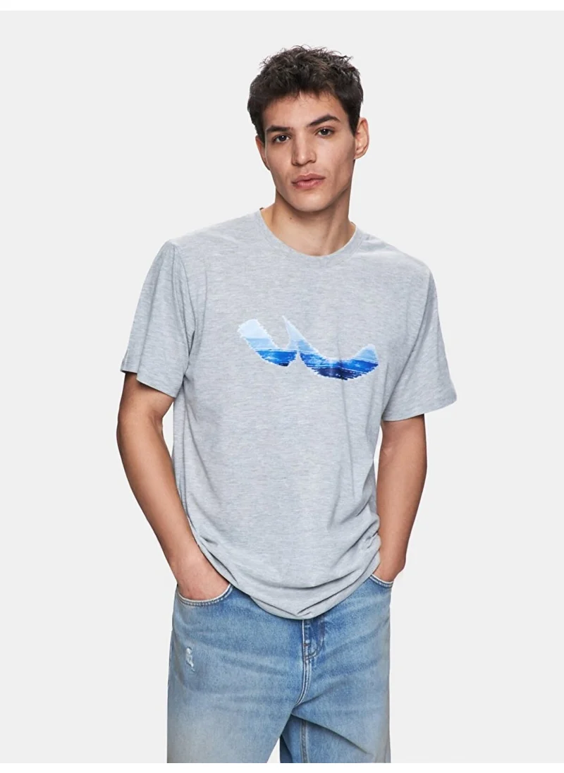 إل تي بي Gray T-Shirt