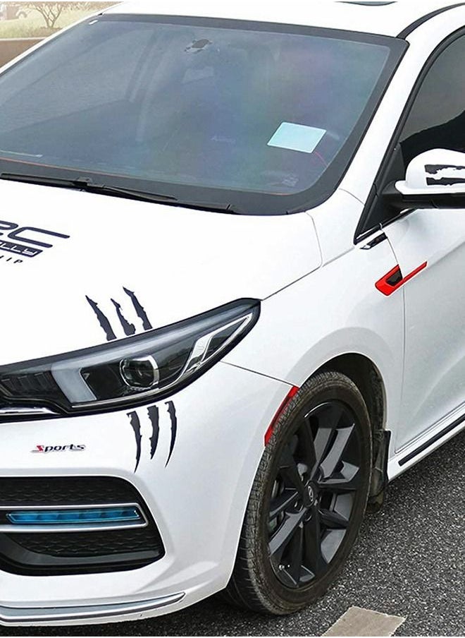 GROIC 5PCS Claw Marks Headlight Decal Reflective Sticker for Car Headlamp, Stripes Scratch Decal,Car Sticker-Universal for Most Vehicle,Automobile Decoration  - Image 5