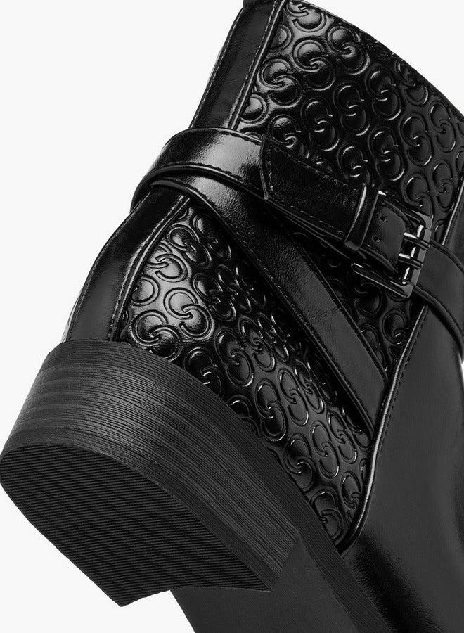 سيليست أحذية الكاحل النسائية ذات الكعب المربع والإغلاق بسحاب - Image 5