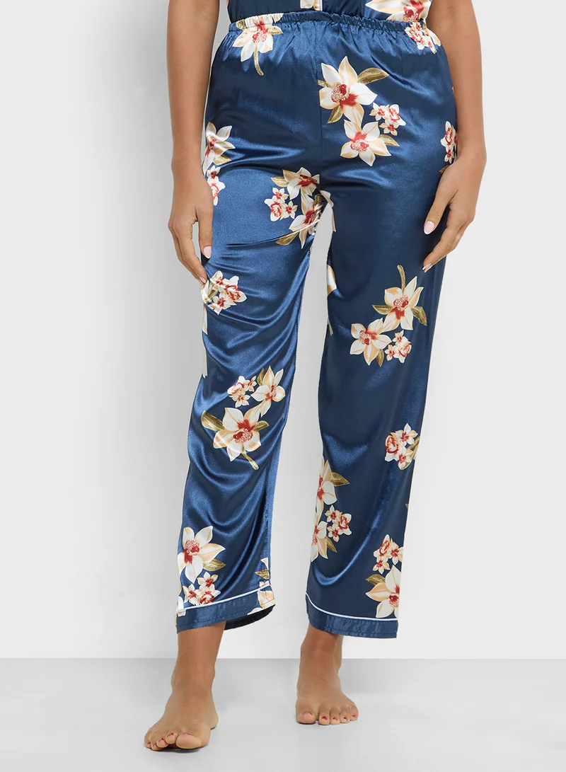 Ginger Floral Shirt & Pyjama Set
