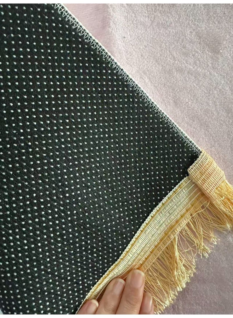 سجادة صلاة للمسلمين طقم سجادة صلاة قلب منقوشة قطعتين للأزواج ، هدايا إسلامية ، للنساء والرجال ، لعيد الحب في رمضان - Image 2