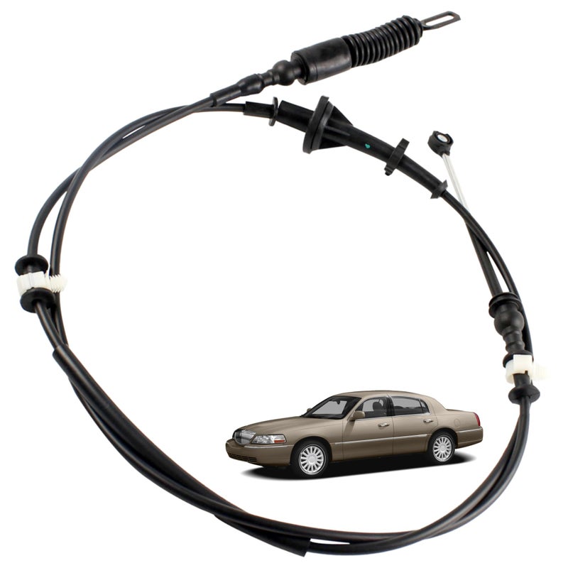 كابل التحكم في نقل الحركة الأوتوماتيكي YzusGomumu 6W1Z7E395A متوافق مع 2005-2011 لينكولن تاون كار فورد كراون فيكتوريا ميركوري غراند ماركيز يحل محل 5W1Z7E395AA 5W1Z7E395B 6W1Z7E395A