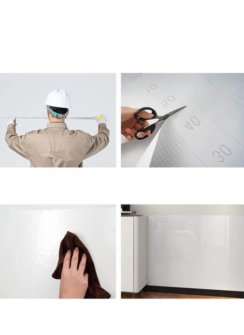 SYOSI Electrostatic Absorption Wall Protective Film, Waterproof Wall Protection Film, Wall Electro Static Protective Film, Proof Waterproof Sticker Furniture Protective Film Sticker  - Image 5