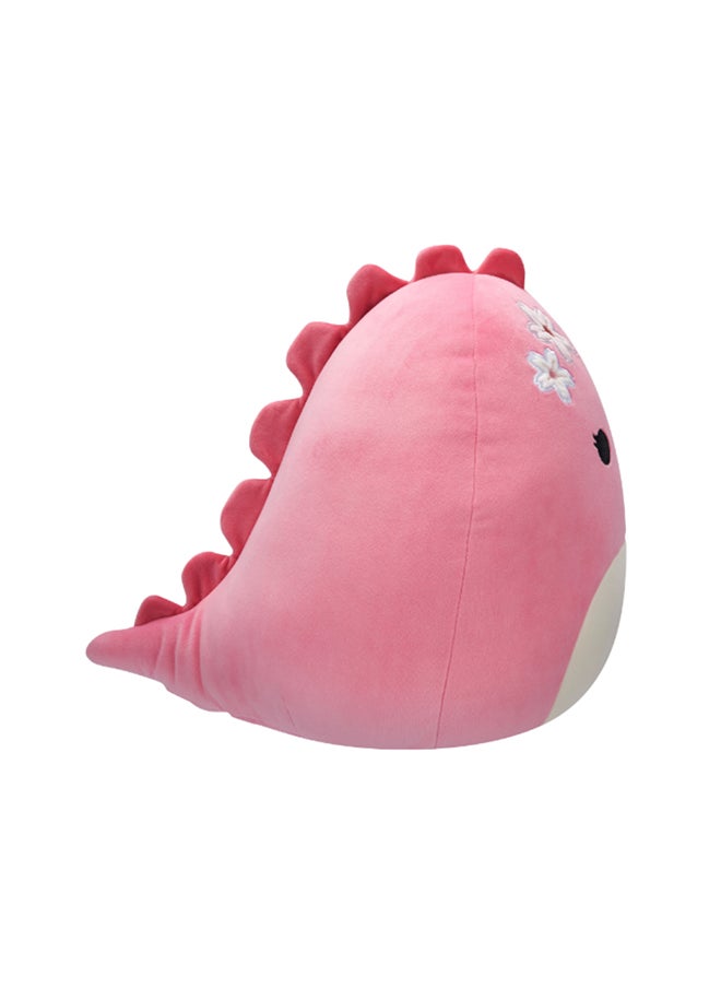 Squishmallows 12 inch Medium Plush Moira Pink Dinosaur with Sakura Flowers Officially Licensed Kellytoy Plush Toy Colorful Soft Gift for Kids Girls & Boys Washable Squishy Stuff Toy Multicolor All Age  - Image 3