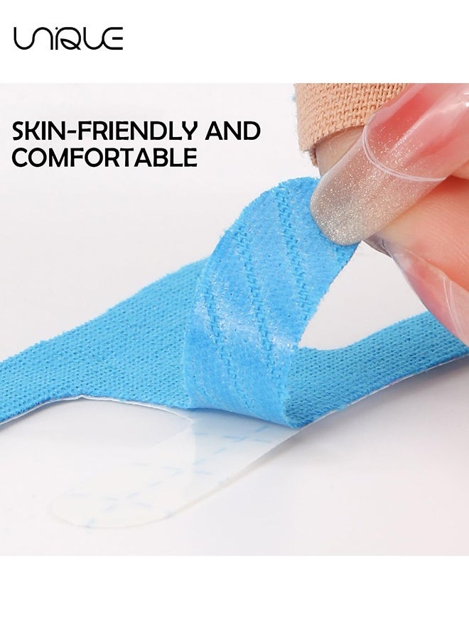 Unique Kinesiology Tape for Fingers, 40 Pcs Elastic Cotton Precut Finger Tape for Fingers Pain Relief, Hypoallergenic & Breathabe, Latex-Free Finger Protectors, for Sports Housework Joint Support - 4 Colors - Image 4