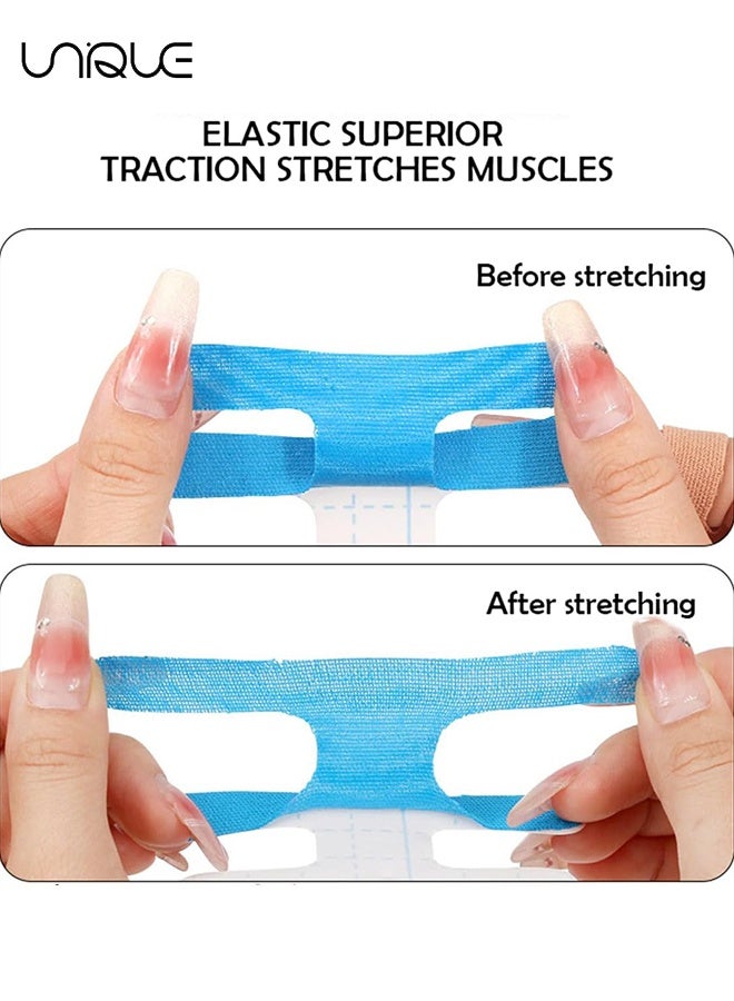 Unique Kinesiology Tape for Fingers, 40 Pcs Elastic Cotton Precut Finger Tape for Fingers Pain Relief, Hypoallergenic & Breathabe, Latex-Free Finger Protectors, for Sports Housework Joint Support - 4 Colors - Image 3