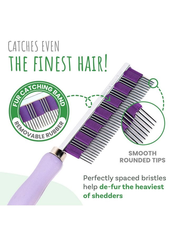 Small Pet Select - Hair Buster Comb for Rabbits, Cats and Dogs, Metal Pet Comb for Shedding and Detangling, Grooming Tool for Small Pets with Long and Short Fur - Image 3
