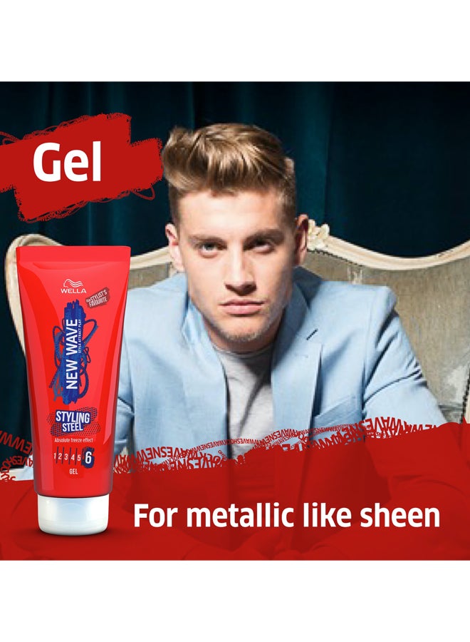 WELLA New Wave Styling Steel Gel 200ml - Image 3