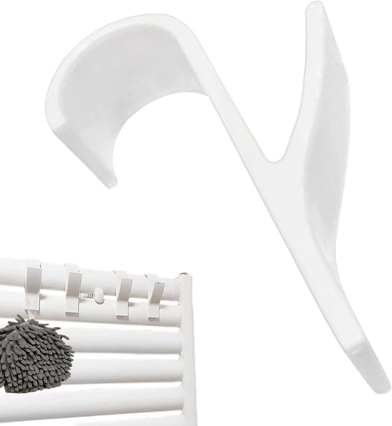 Towel Hanger for Bathroom,Space Saving Rack,Over Radiator Hanger Towel Hooks | for Keys Bags Hat Door Kitchen Living Room Dorm Home Shower Basement Entryway Laundry Room - Image 1