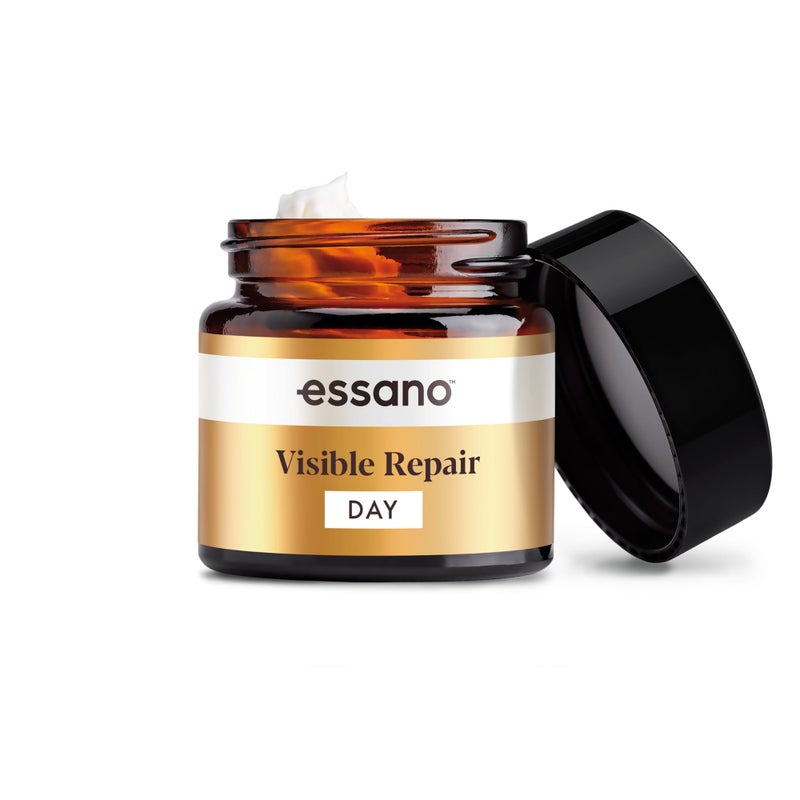 Essano Visible Repair Face Moisturizer Day Cream with Hyaluronic Acid, Hydrating & Rejuvenating Daily Moisturizer for Mature Skin Care, Supports Firm Skin & Appearance of Fine Lines & Wrinkles, 50g - Image 2