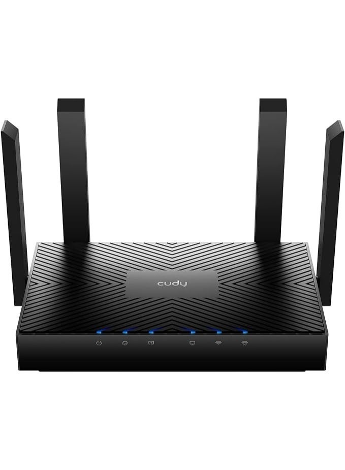 CUDY WR3000 AX3000 DUAL-BAND WI-FI 6 ROUTER, GIGABIT ETHERNET, MU-MIMO, OFDMA, VPN, WIREGUARD, CUDY MESH - Image 1
