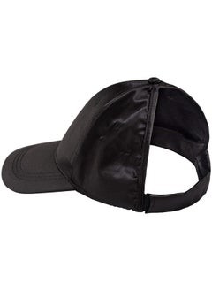 Curl Keeper Curly Hair Solutions Badazz Backless Hat For Curly Hair And Natural Hair (Black Satin)  - Image 3