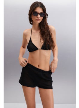 GRIMELANGE Azara Women's Cotton Slim Black Bikini  - Image 1