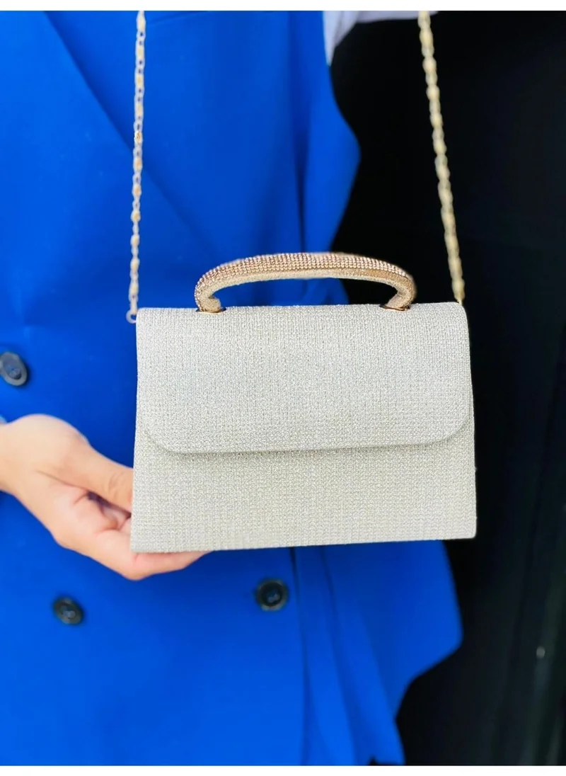 Çanta Trend Bag Trend Chain Strap Hand Held Evening Dress Bag You Can Use Your Phones Easily