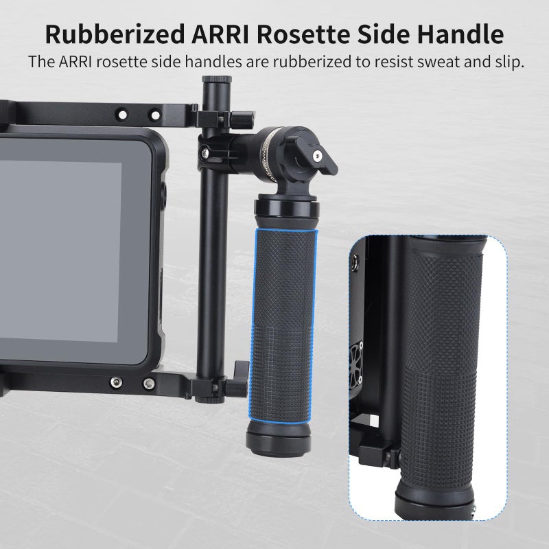 Nitze قفص مراقبة نيتزي للمخرج مع مقابض قابلة للتعديل لشاشات LCD حتى 9 بوصة - قفص شاشة عالمي - JSQ-002 - Image 5