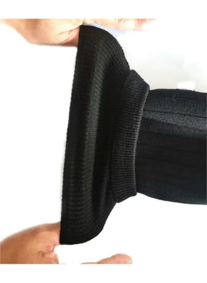 MANBO 2-PC Unisex Winter Warm Thicken Cashmere Wool Knee Brace Support Pads Leg Warmers Thin Knee Sleeves for Men and Women Sports and Daily Wear - Image 3