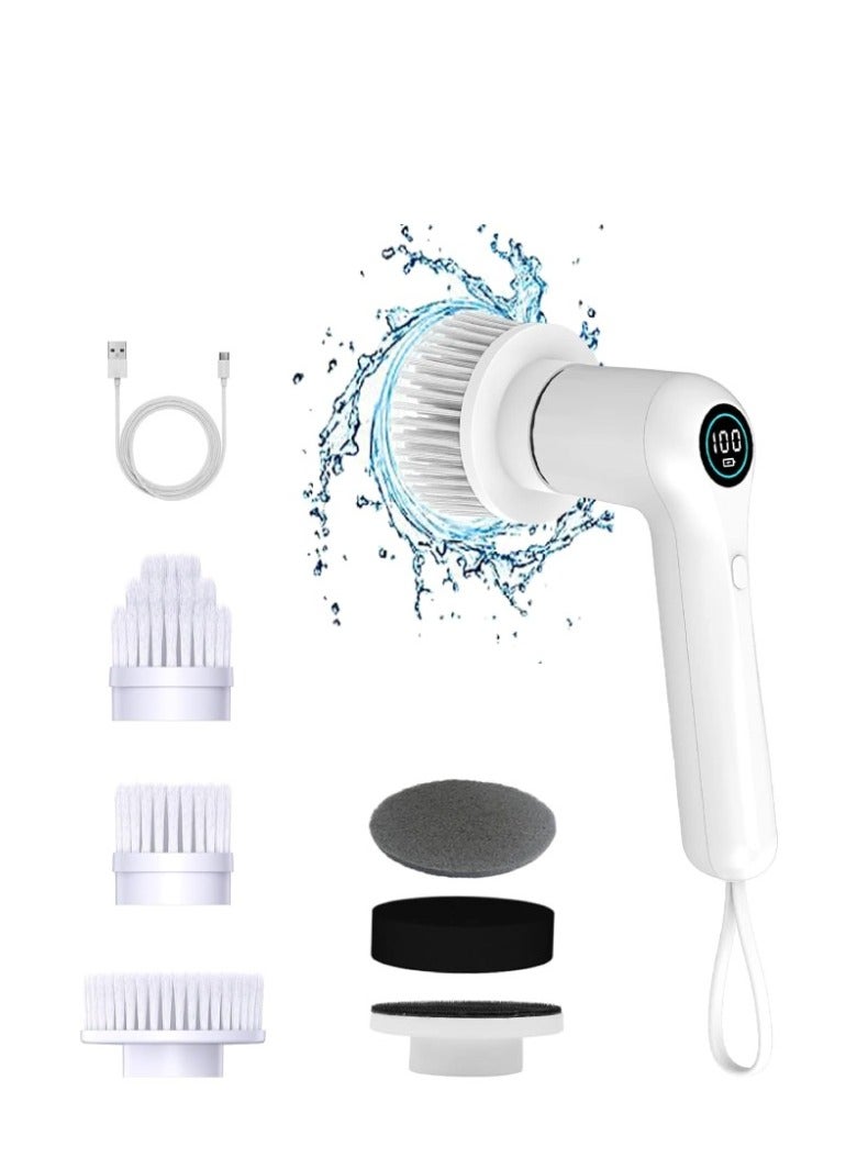 Electric Cleaning Brush - Wireless Handheld Waterproof Brush Artifact - Image 1