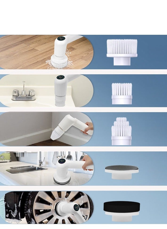 Electric Cleaning Brush - Wireless Handheld Waterproof Brush Artifact - Image 2