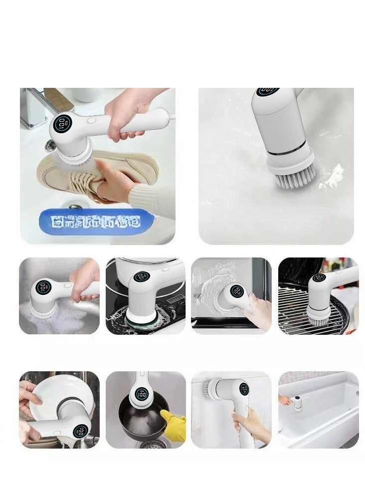 Electric Cleaning Brush - Wireless Handheld Waterproof Brush Artifact - Image 3