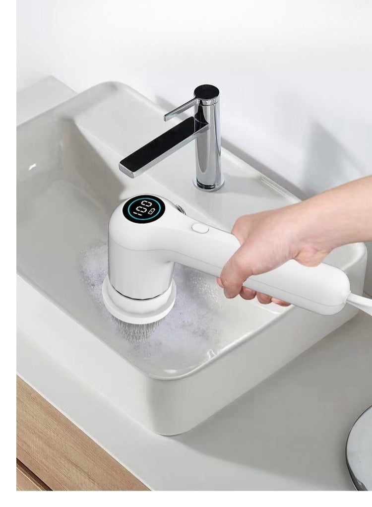 Electric Cleaning Brush - Wireless Handheld Waterproof Brush Artifact - Image 5