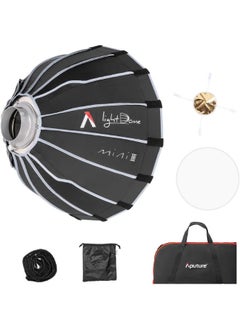 أبتشر سوفت بوكس Aputure Light Dome Mini III 60 سم – تصميم دائري مدمج 2 قدم مع تركيب Bowens ونظام طي سريع – مناسب لـ Amaran 150c/300c، COB 60d/x، 100d/x، 200d/x، LS C300d II، LS 600c Pro  - Image 1