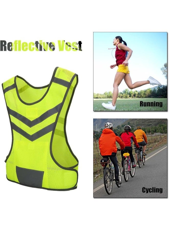 klarako High Visibility Adjustable Reflective Safety Vest for Outdoor Sports Cycling Running Hiking - Image 2