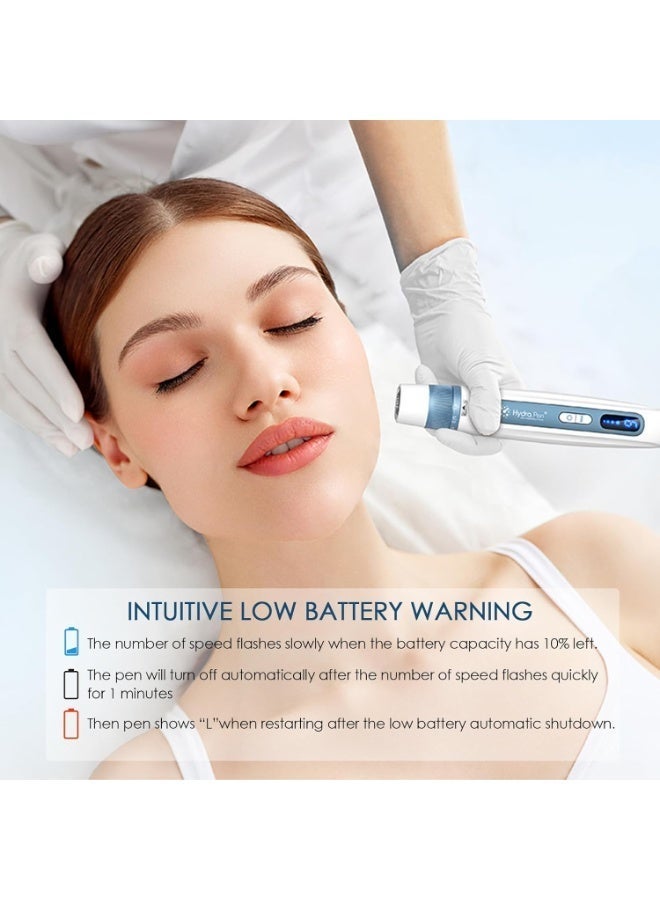 Hydra Pen H5 Wireless EMS Microneedling Pen ，Professional Skin Care Beauty Device with Adjustable Needle Depth 3ml Serum Infusion Chamber 2 Replacement 12 Pin Cartridges - Image 3