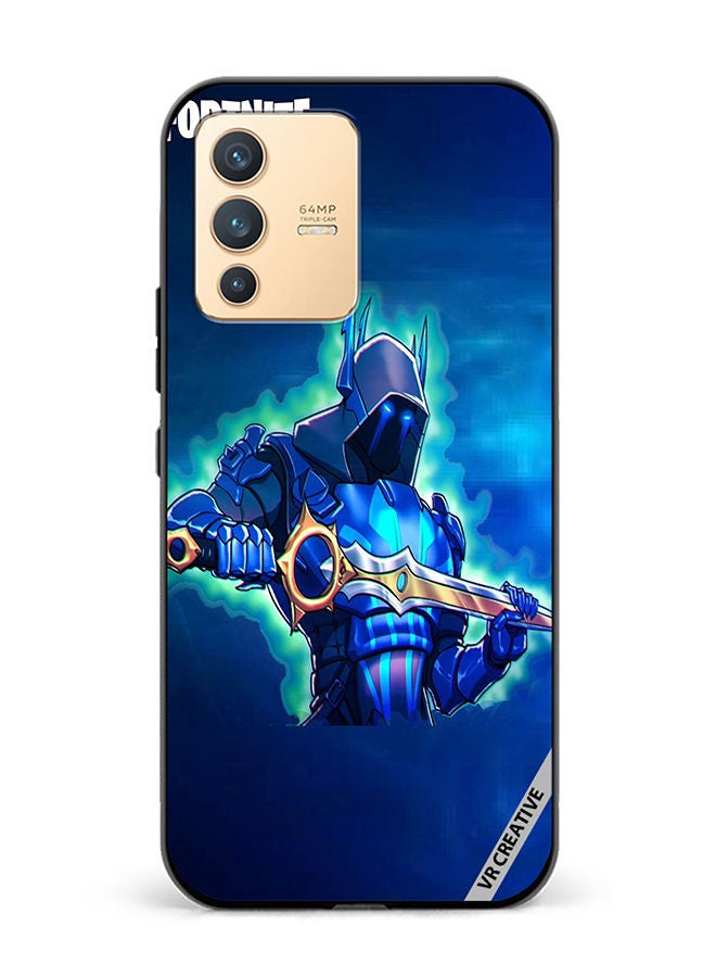VR CREATIVE غطاء حماية لهاتف Vivo V23 5G بتصميم Fortnite متعدد الألوان - Image 1