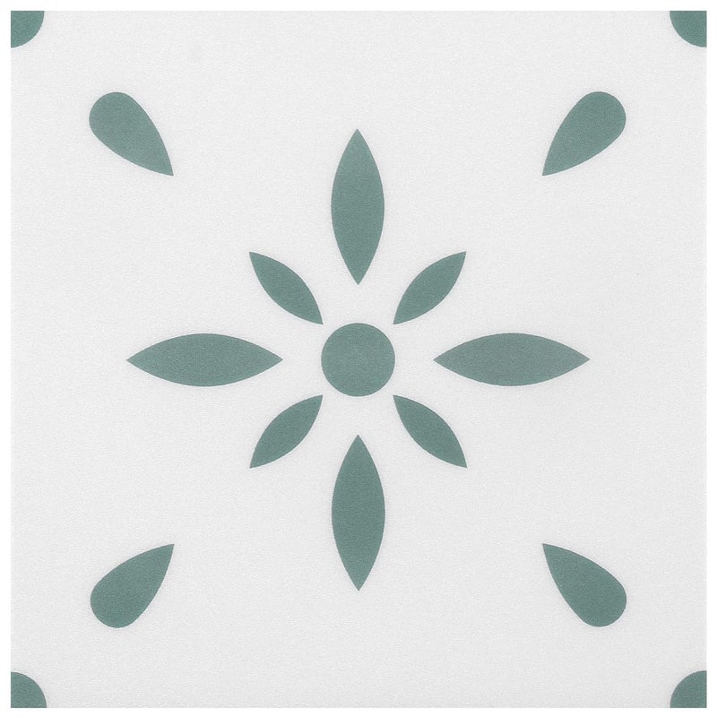 MORCART Peel & Stick Floor Tiles Self Adhesive Vinyl Flooring for Kitchen Bathroom Laundry Room Pet House Fireplace 10 Sheets 8"x8" Removable Floor Stickers Home Decor DIY (Light Green) - Image 1
