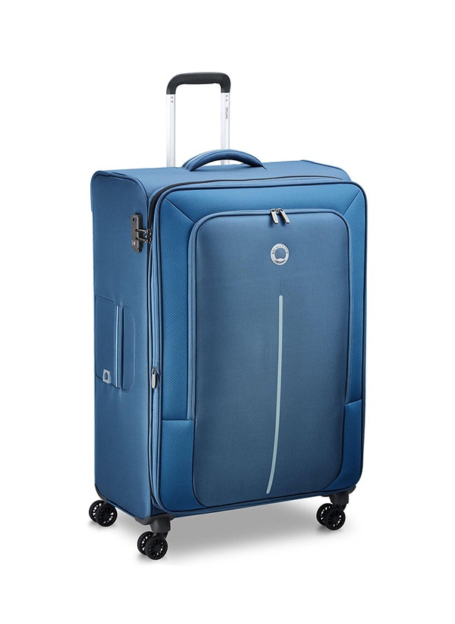 DELSEY Caracas 4 Double Wheels Soft Cabin Trolley 27.5 Inch Night Blue  - Image 1