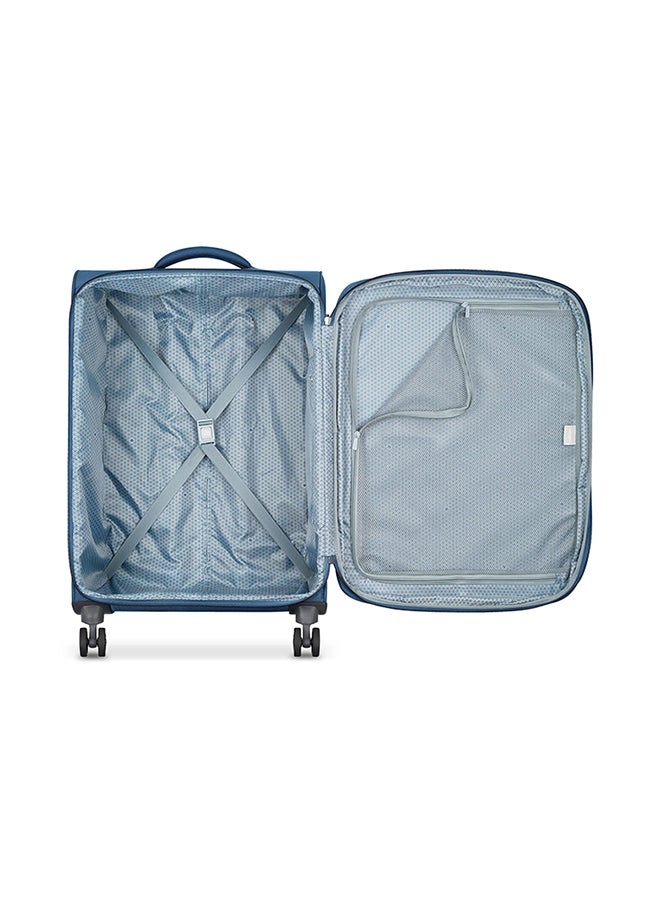 DELSEY Caracas 4 Double Wheels Soft Cabin Trolley 27.5 Inch Night Blue  - Image 2