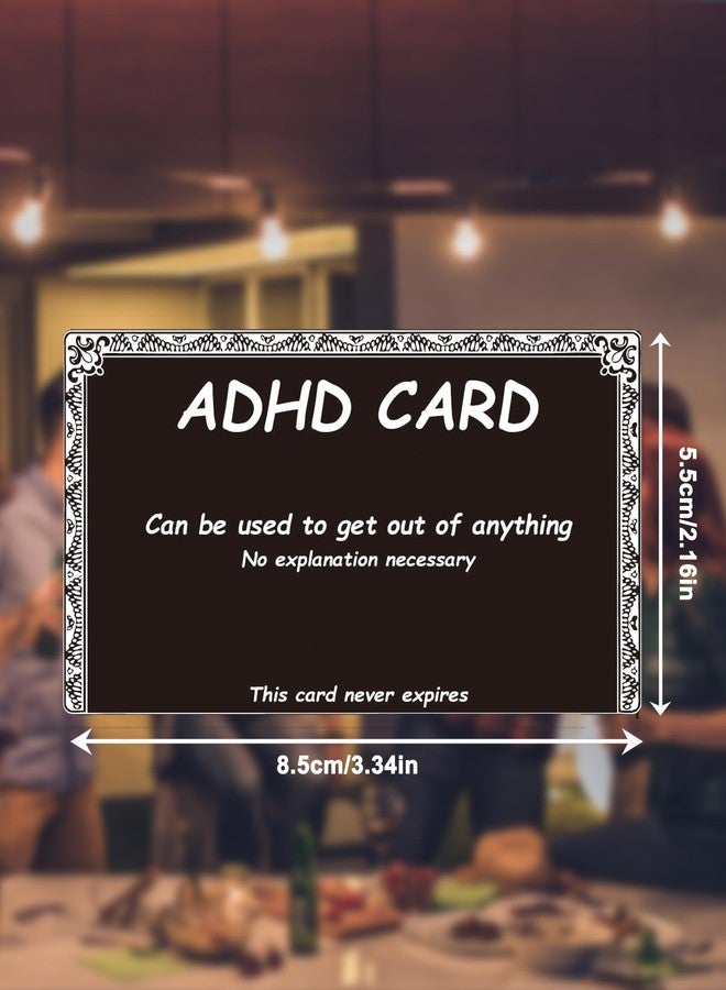 CAJECT ADHD Card, For Explaining Inattention, Hyperactivity & Impulsivity - Aids Daily Social Interaction & Self-Advocacy - Credit Card Size - Image 2
