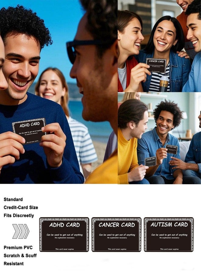 CAJECT ADHD Card, For Explaining Inattention, Hyperactivity & Impulsivity - Aids Daily Social Interaction & Self-Advocacy - Credit Card Size - Image 3