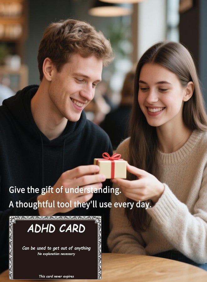 CAJECT ADHD Card, For Explaining Inattention, Hyperactivity & Impulsivity - Aids Daily Social Interaction & Self-Advocacy - Credit Card Size - Image 5