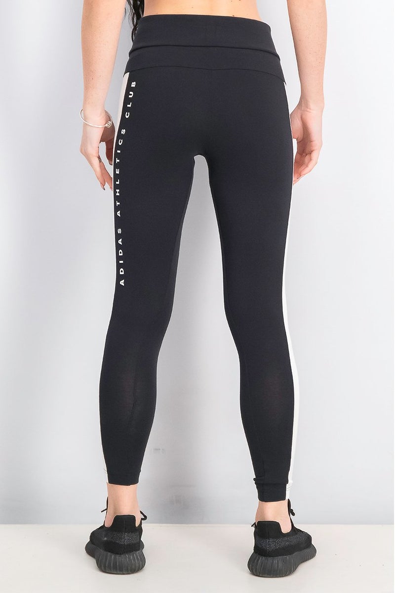 Adidas Women Regular Fit Pull On Tights, Black - Image 3