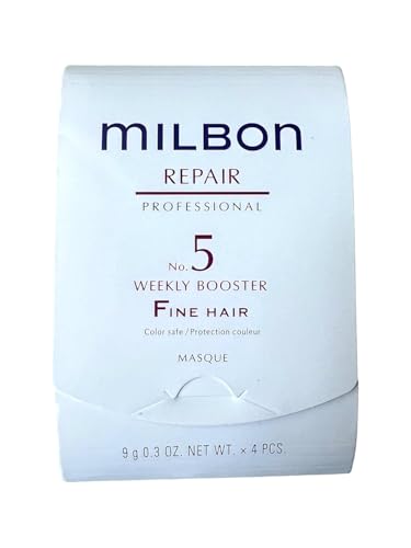 Milbon Repair No 5 weekly booster for Fine Hair Masque 4 x 03 Fl Oz