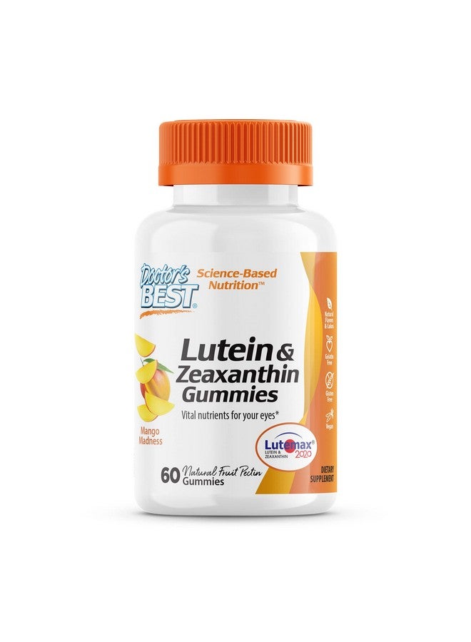 Doctor’S Best Lutein Gummies With Lutemax 2020 60 Ct Chewable Natural Eye Support Supplement Marigold Lutein Zeaxanthin Eye Health & Macular Support Nongmo Natural Fruit Pectin Vegan