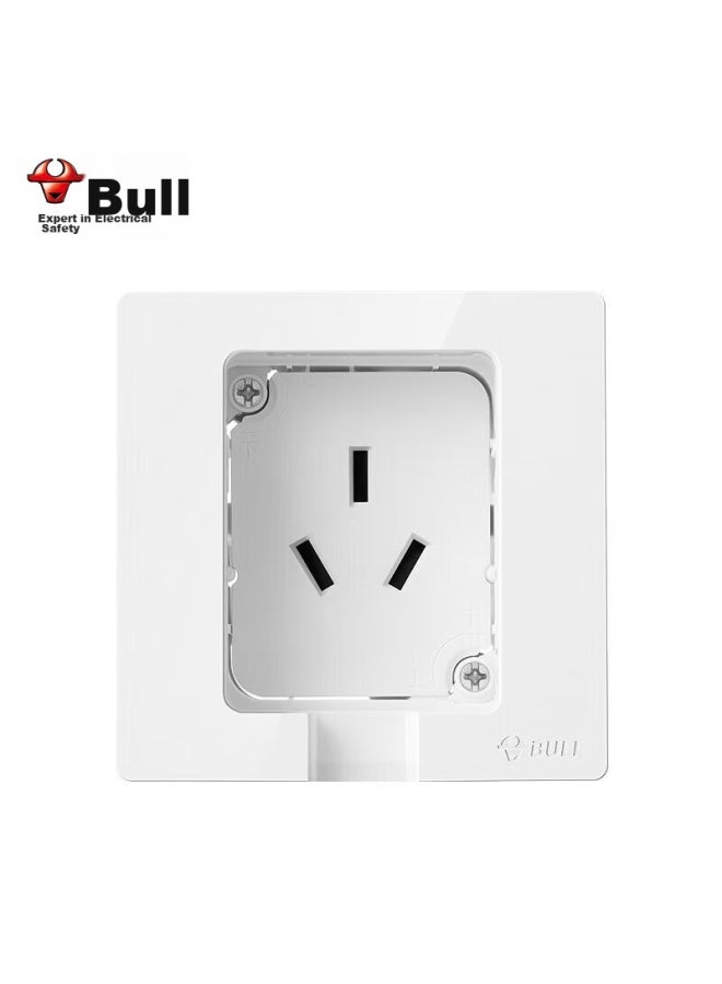 Bull Switch Socket, Recessed Socket, Adjustable Air Conditioner And Refrigerator Hidden Socket, Gtbz104, White, Three-hole, 16a - Image 5