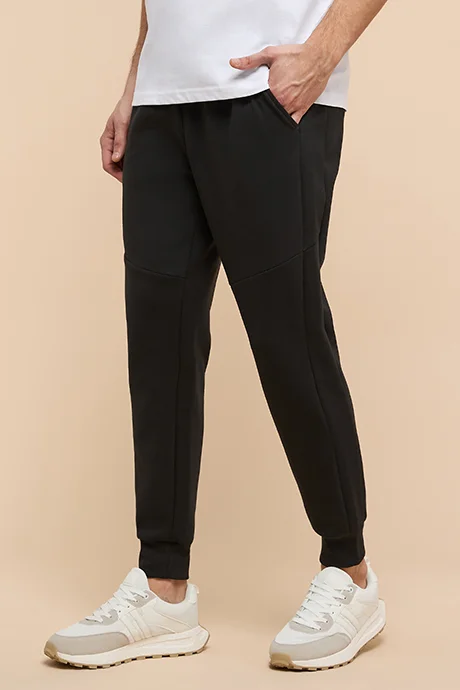 أر أند بي Solid Joggers with Drawstring Waist