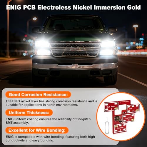 IHOUMEX 8 high Mod Customizable Fog Lamp Low High Beams and DRL Lamp Compatible with 2003-2007 Chevy Silverado GMC Sierra 1500/2500/3500 - Image 5