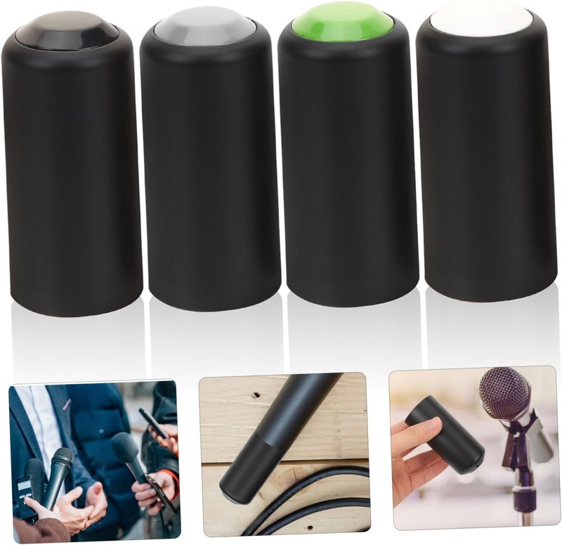 4pcs Mic Battery Covers for Plastic Wireless Mic Battery Screw Cap Covers Easy Install Remove - Image 4