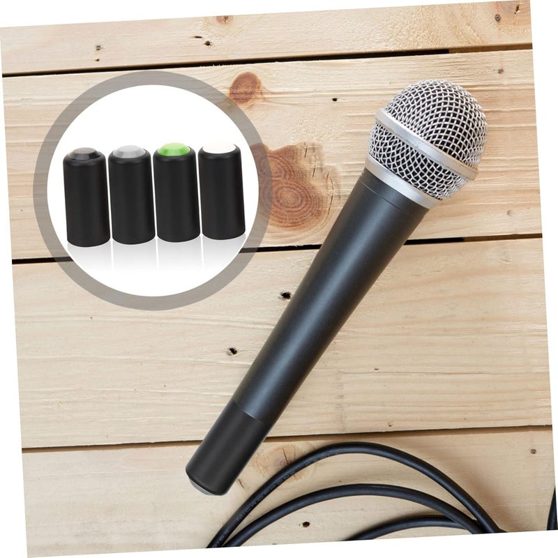 4pcs Mic Battery Covers for Plastic Wireless Mic Battery Screw Cap Covers Easy Install Remove - Image 2