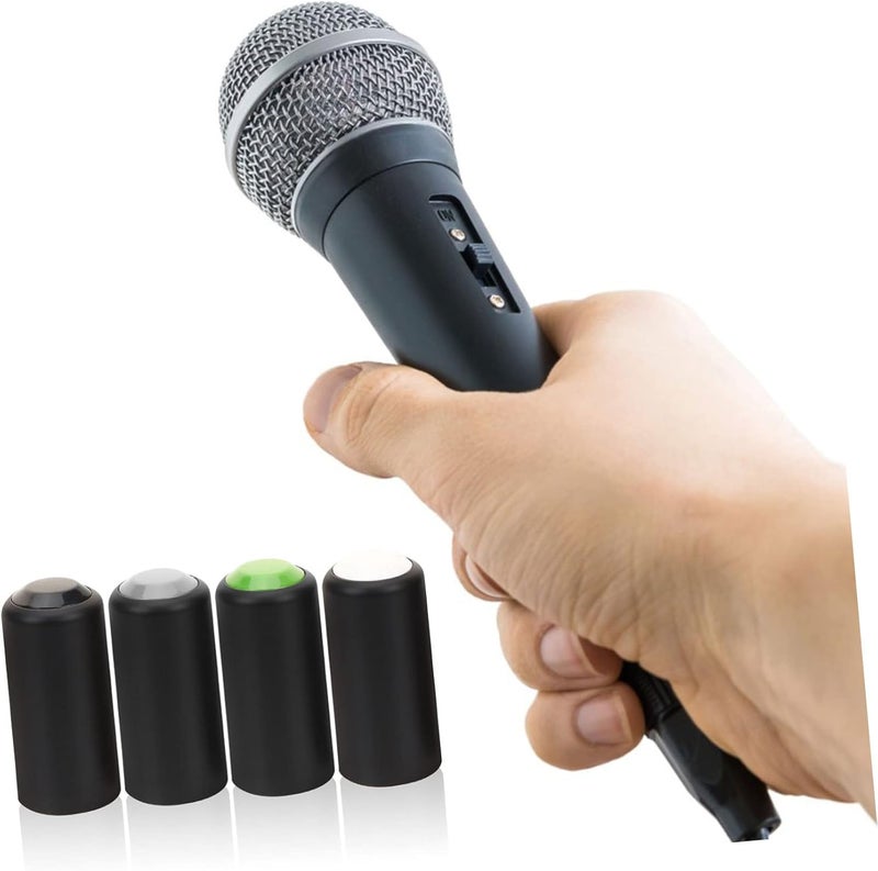 4pcs Mic Battery Covers for Plastic Wireless Mic Battery Screw Cap Covers Easy Install Remove - Image 5